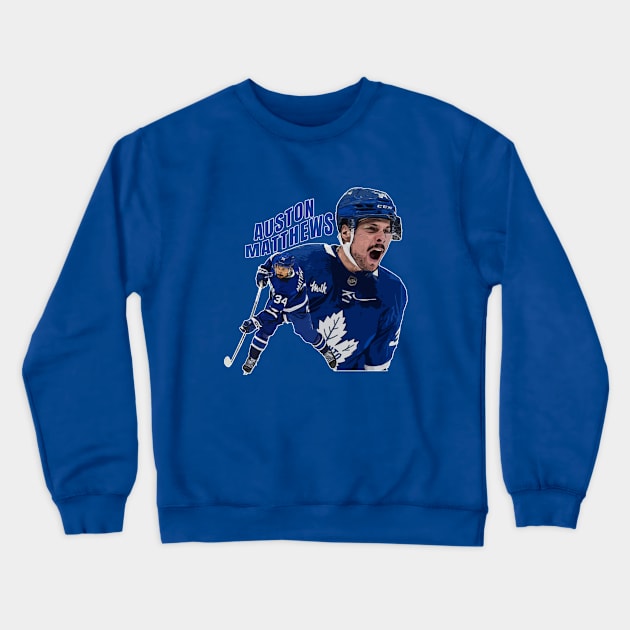 Auston Matthews Crewneck Sweatshirt by islandersgraphics